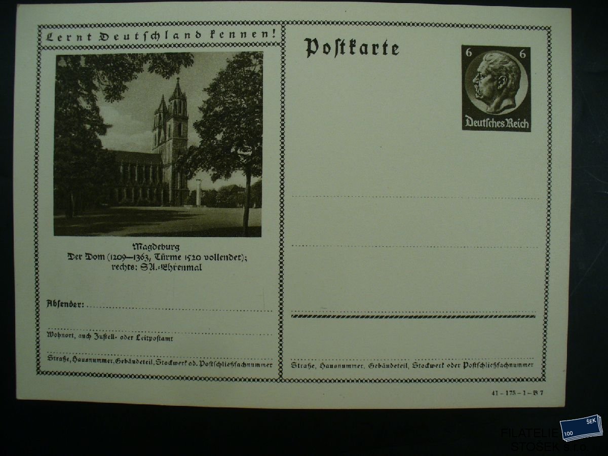 Deutsches Reich celistvosti Ganzsachen P 236 - 41-175-1-B7
