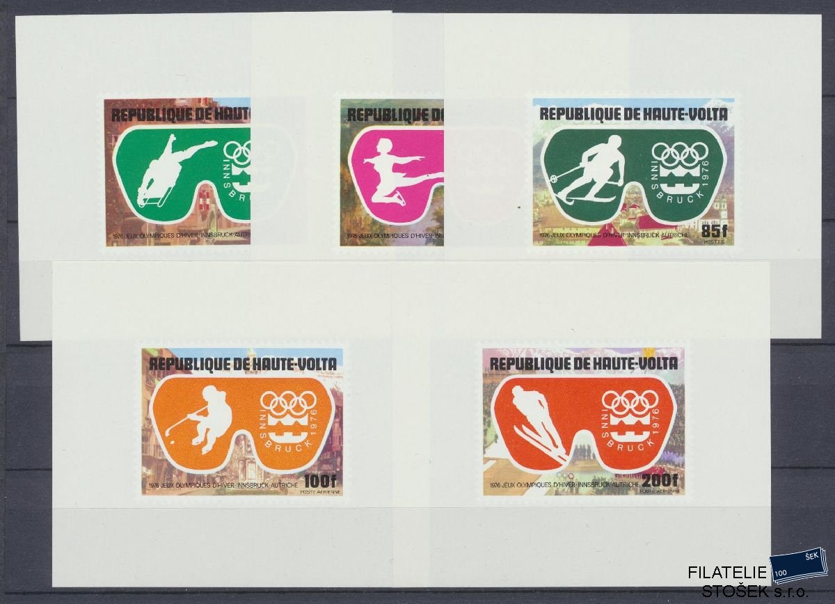 Horní Volta známky Mi 603-607 Luxusbloky - Olympijské hry