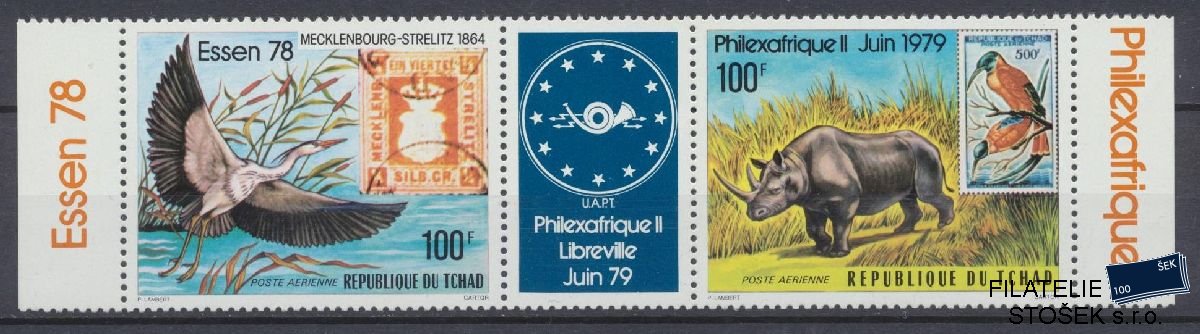 Tchad známky Mi 829-830