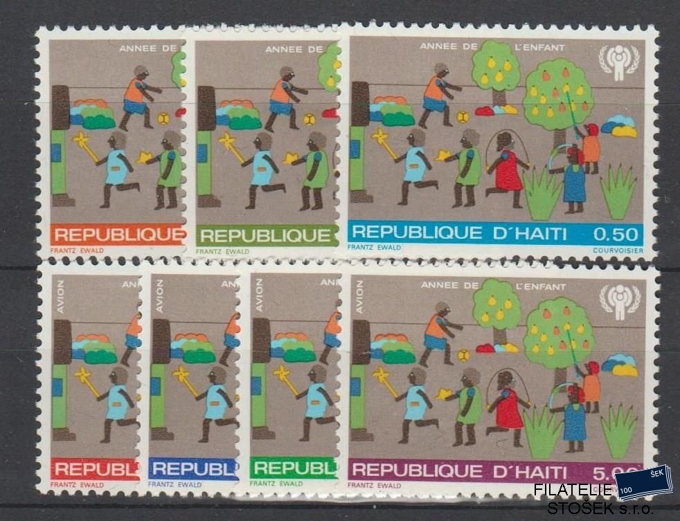Haiti známky Mi 1348-54