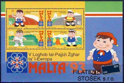 Malta známky Mi Bl.12