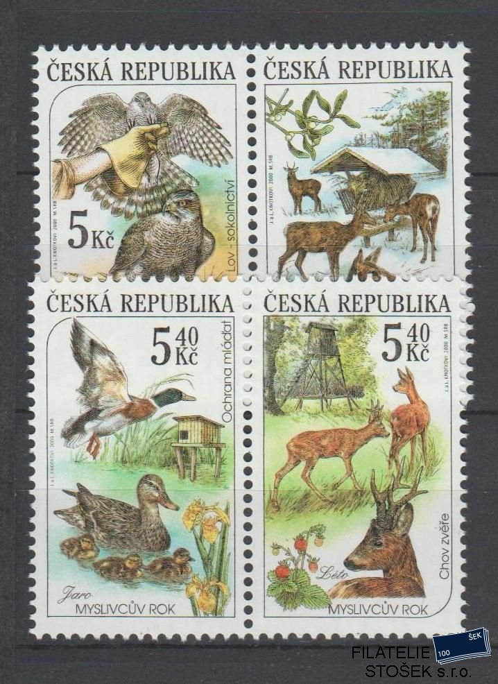 Česká republika známky 271-74 2 Pásky