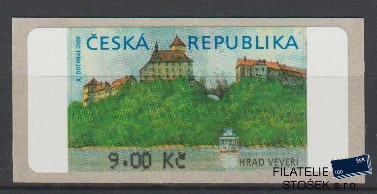 Česká republika známky AT 1 VV - Žlutá skvrna vpravo  bez * - 9 Kč
