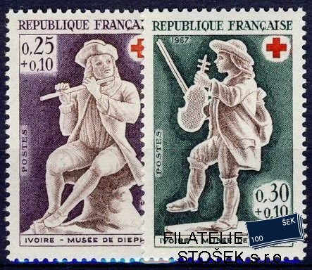 Francie známky Mi 1607-8