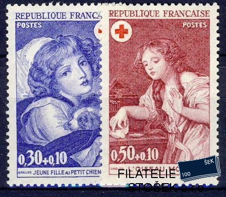 Francie známky Mi 1777-8