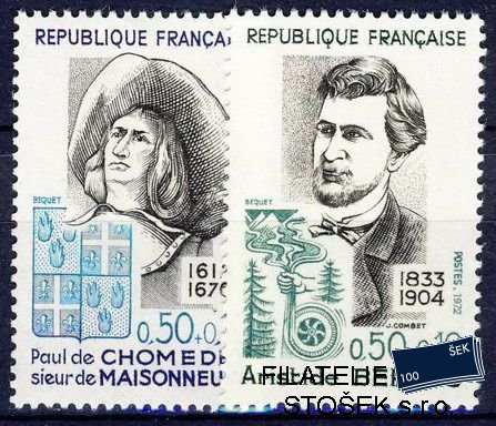 Francie známky Mi 1782-3