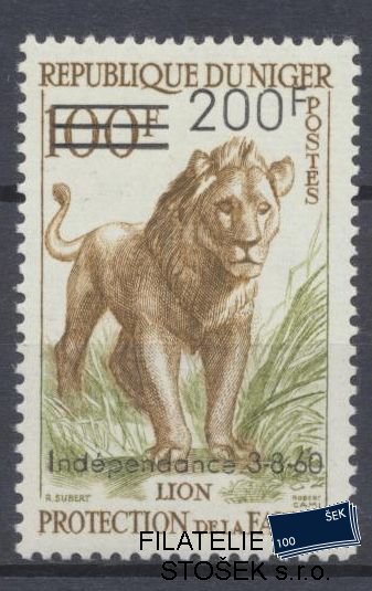 Niger známky Mi 16 - Lev