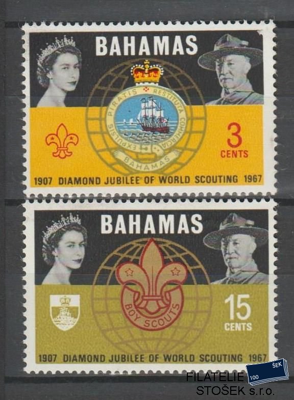 Bahamy známky Mi 272-73 - Skauting
