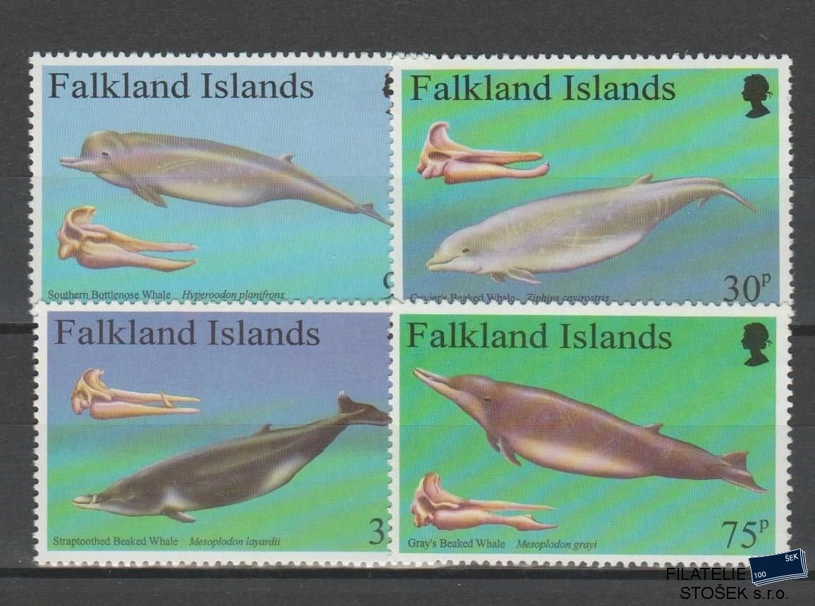 Falkland Islands známky Mi 503-506 - Ryby
