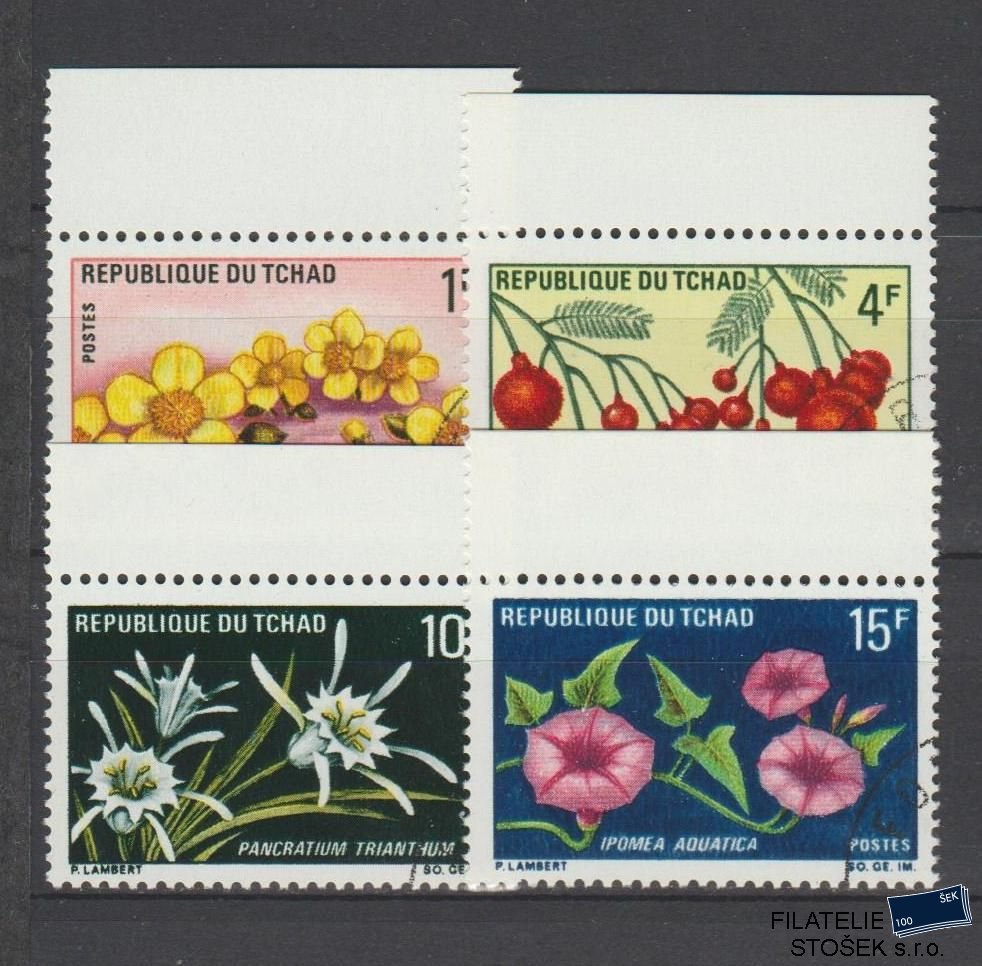 Tchad známky Mi 271-74 - kytky