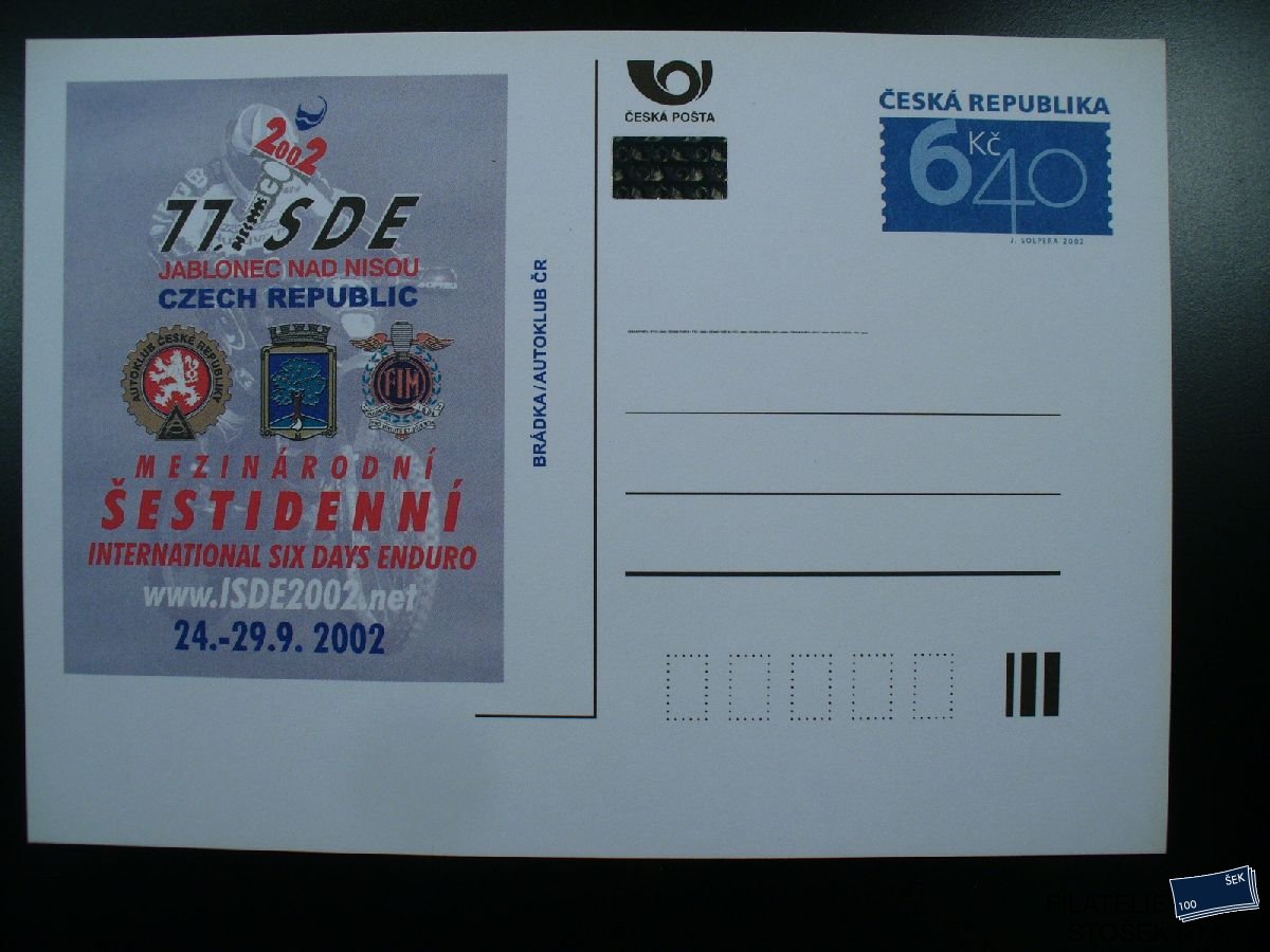 ČR CDV Soukromé přítisky - Šestidenní 2002 - Jablonec