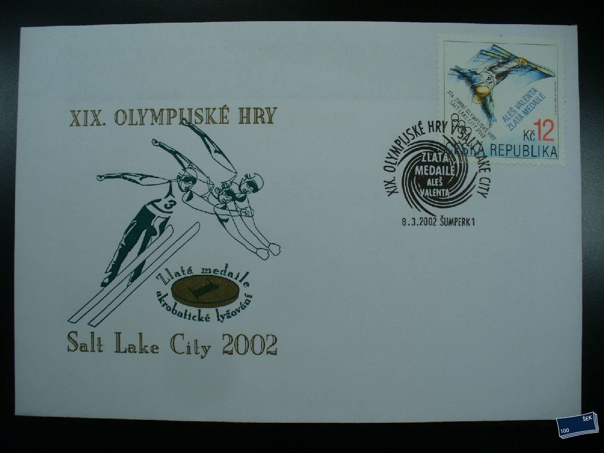 ČR příležitostné obálky - Salt Lake City 2002