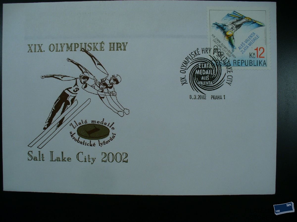 ČR příležitostné obálky - Salt Lake City 2002