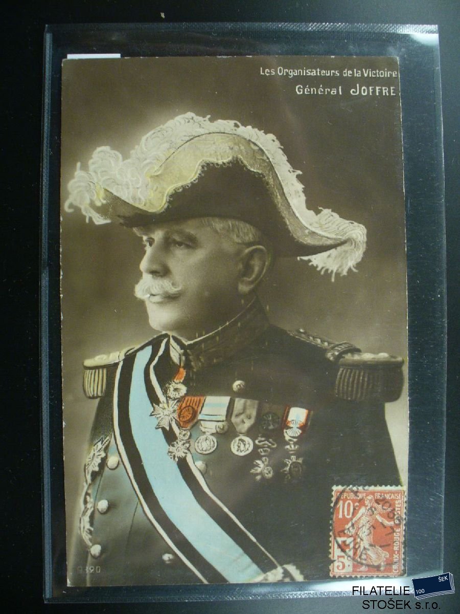 Vojenská pohlednice - General Joffre