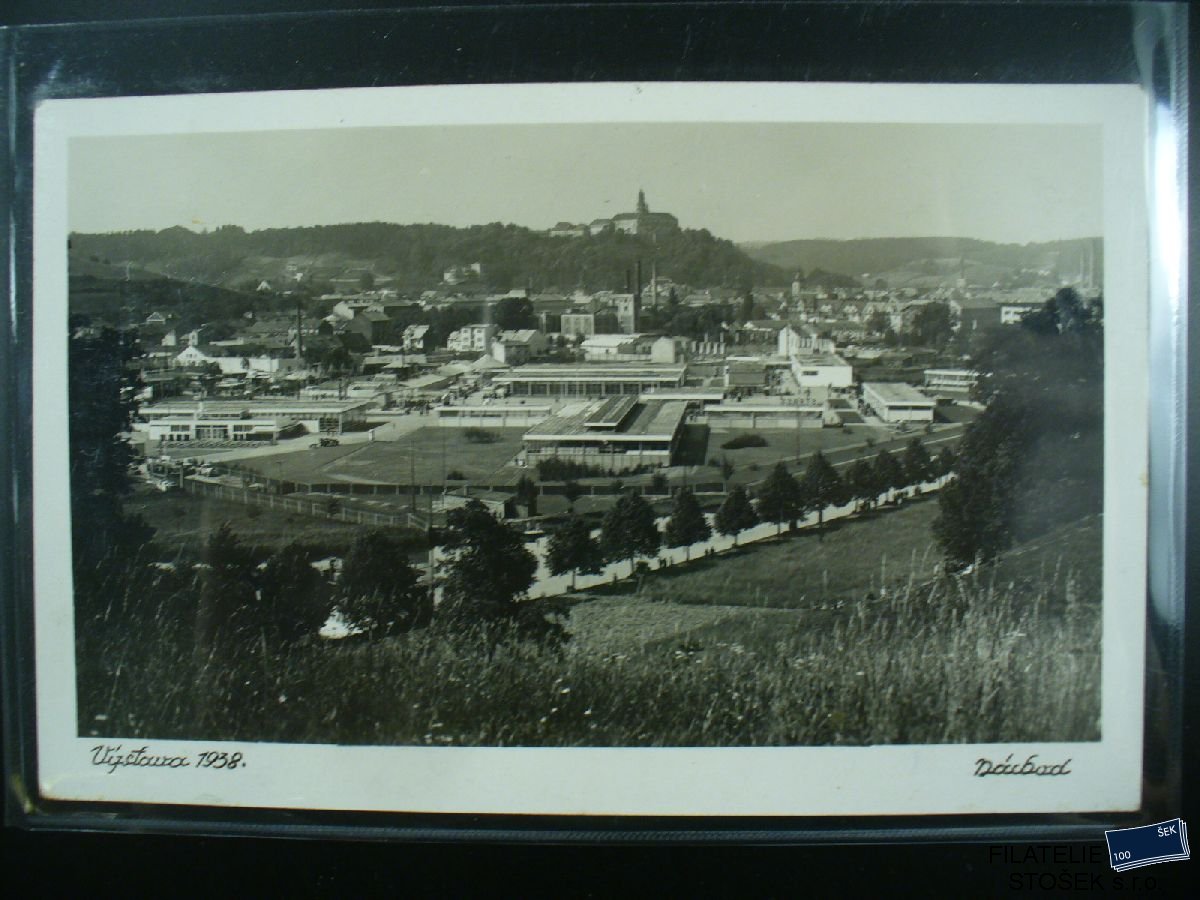 Námětová pohlednice - Výstavy - Náchod 1938