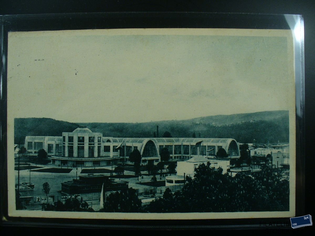 Námětová pohlednice - Výstavy - Ćsl. kultury Brno 1928