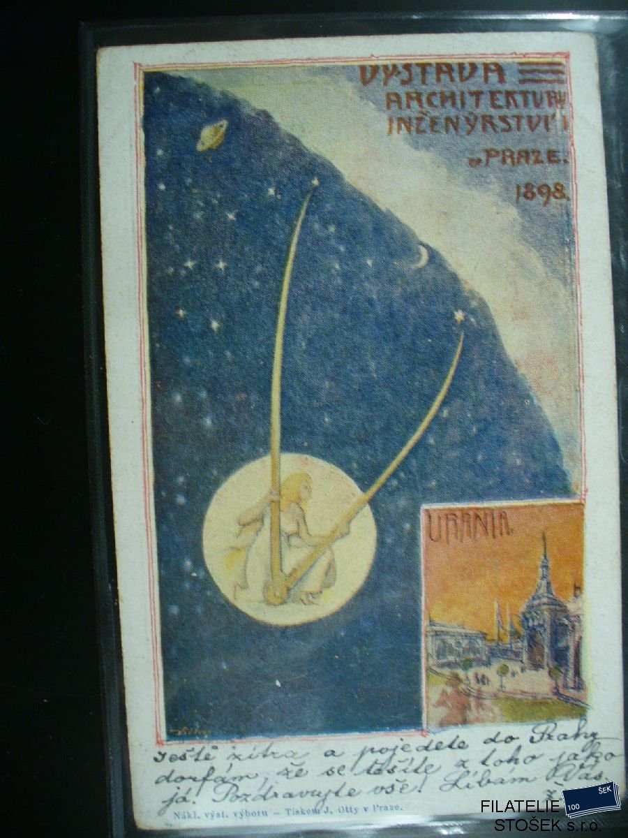 Námětová pohlednice - Výstavy - Urania - Archytektura a inženýrství