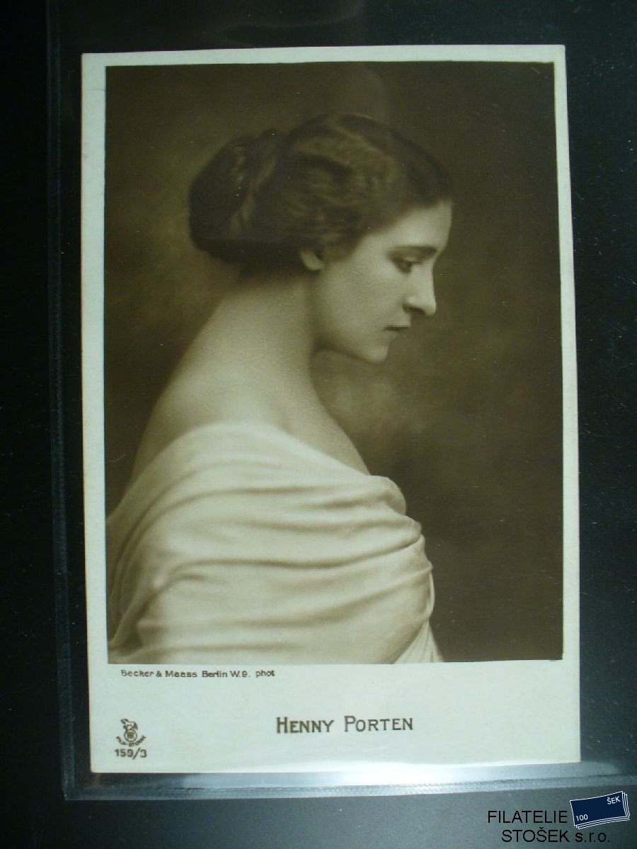 Námětová pohlednice - Herci - Henry Porten