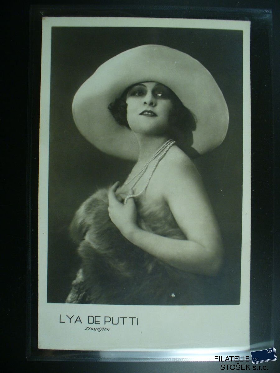 Námětová pohlednice - Herci - Lya de Putti