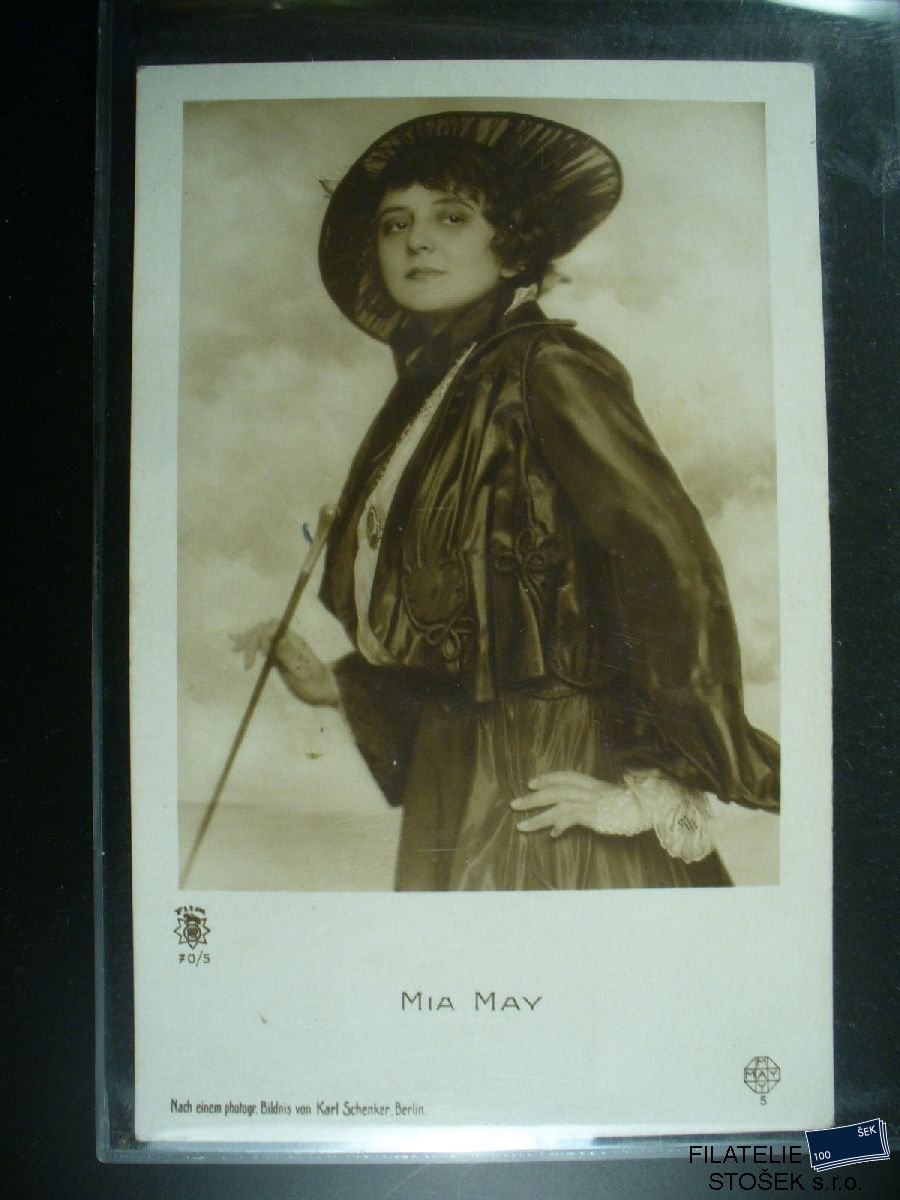 Námětová pohlednice - Herci - Mia May