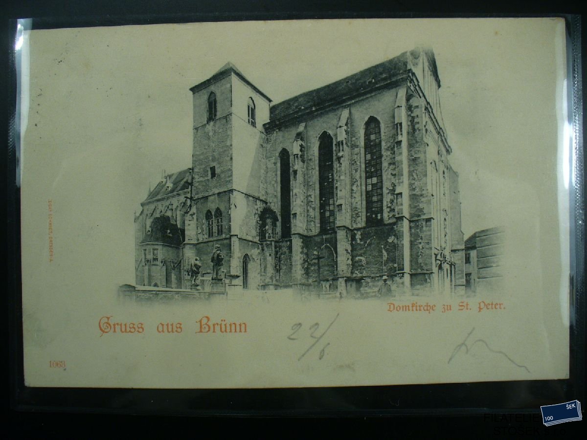 Pohlednice místopis - Brno - Kostel Sv. Petra