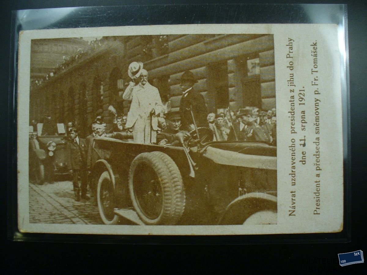 Námětová pohlednice - Politici ČSR I - T.G. Masaryk