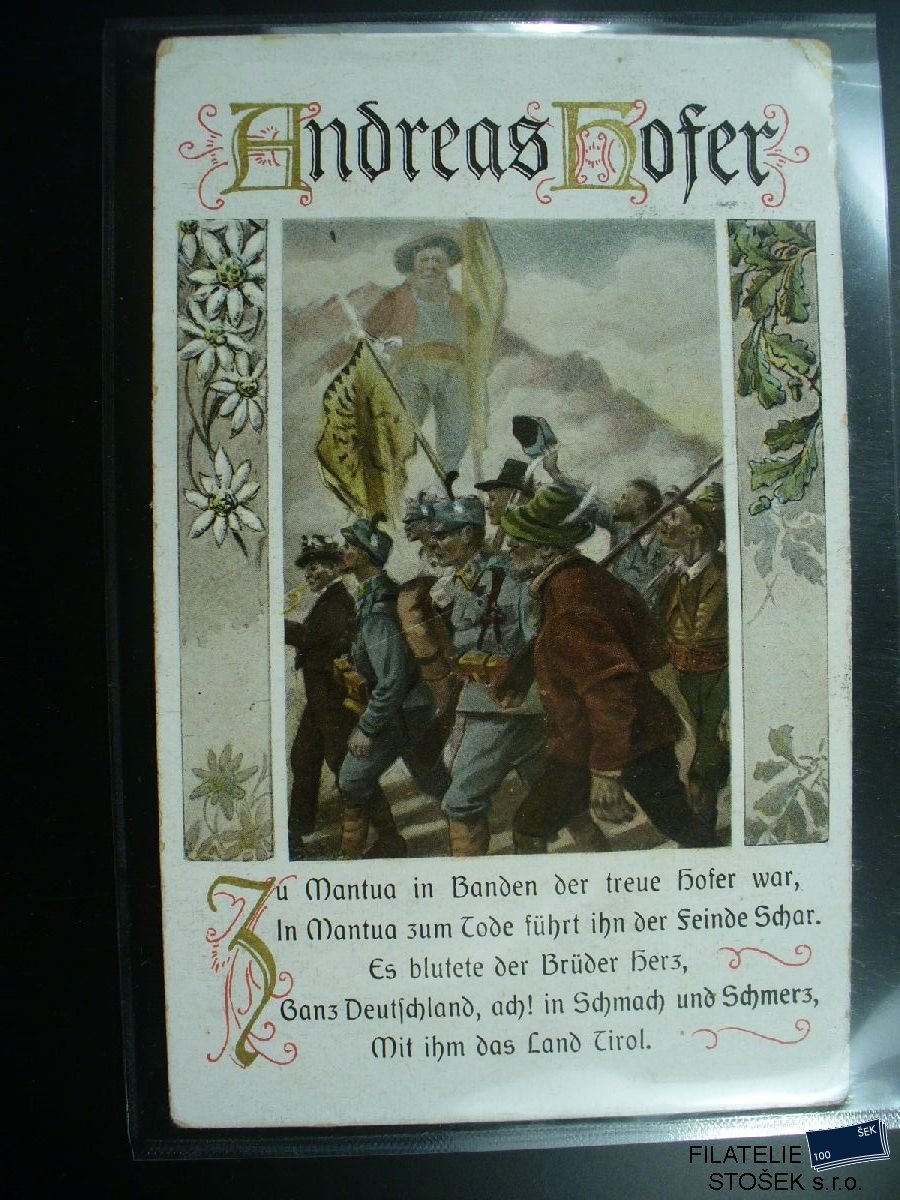 Námětová pohlednice - Bund der Deutschen - Německé spolky