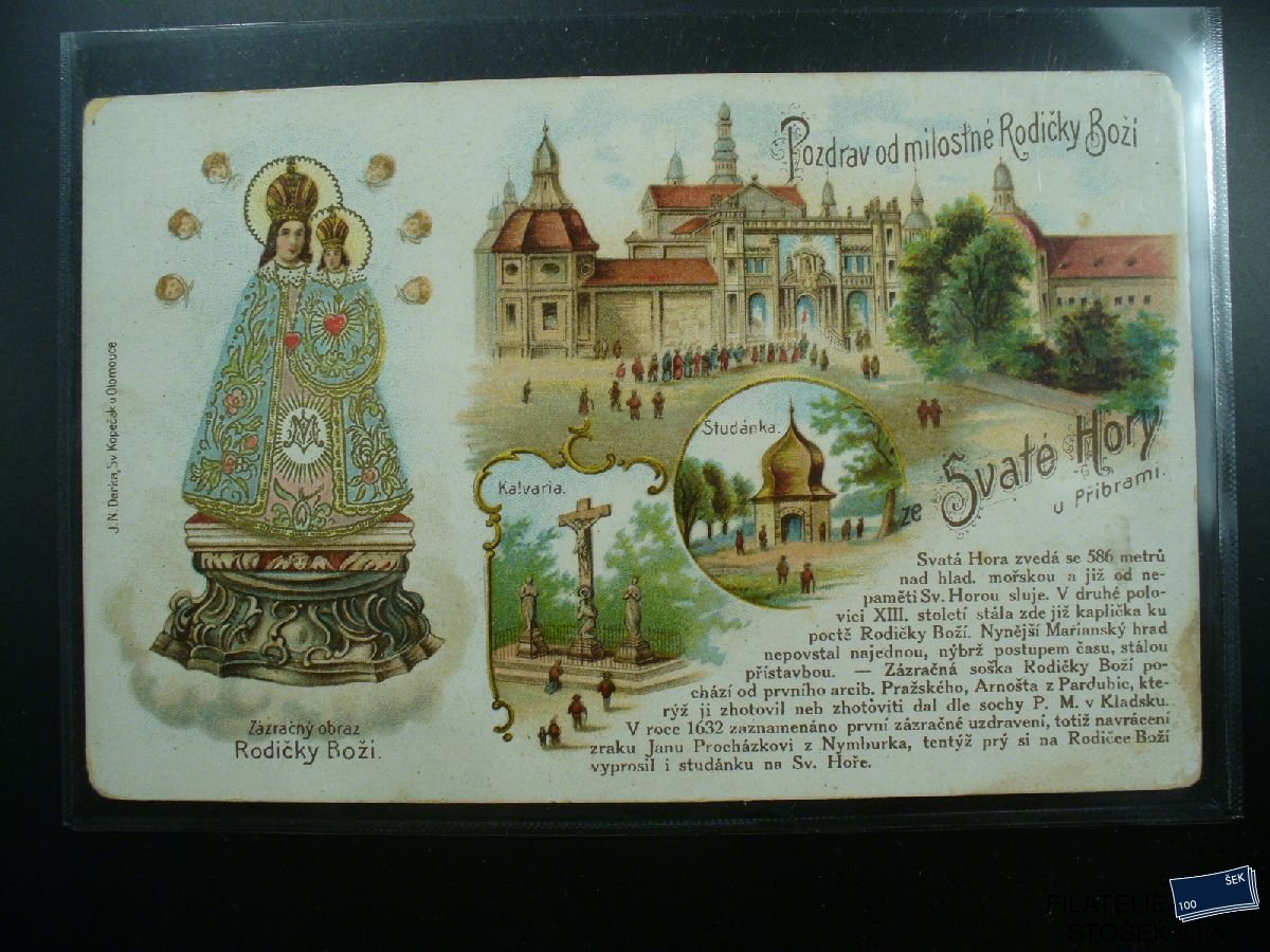 Námětová pohlednice - Náboženské - Svatá Hora