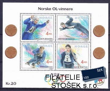 Norsko známky Mi Bl.17
