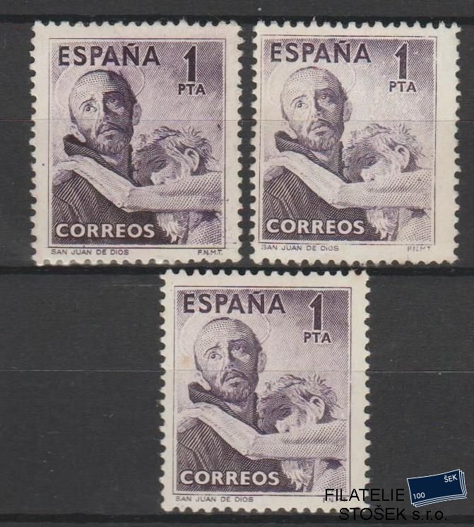 Španělsko známky Mi 973 Barvy