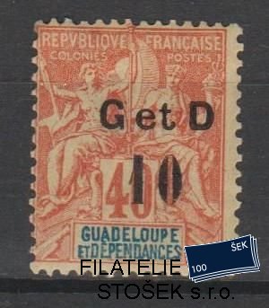 Guadeloupe et Dependances známky Yv 46C - Falzum