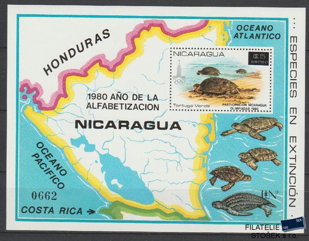 Nicaragua známky Mi Bl.136