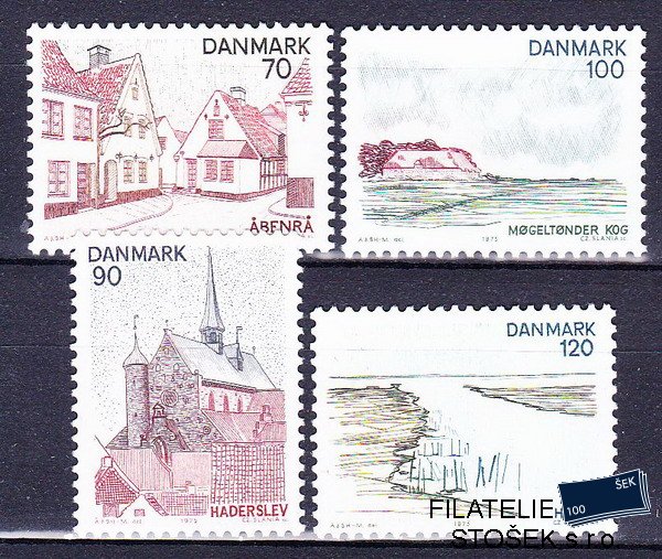 Dánsko známky Mi 0598-601