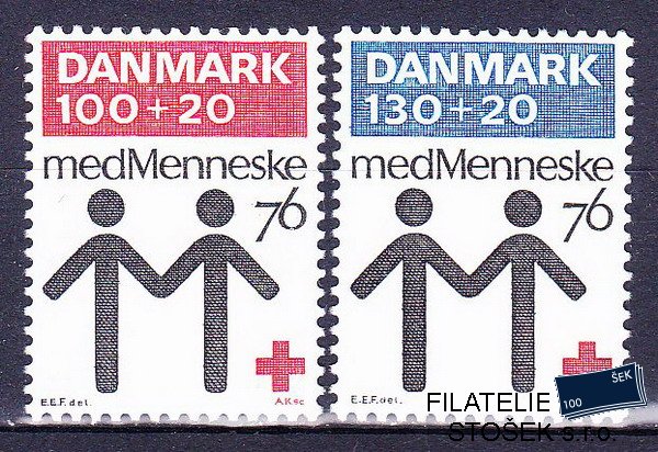 Dánsko známky Mi 0615-6