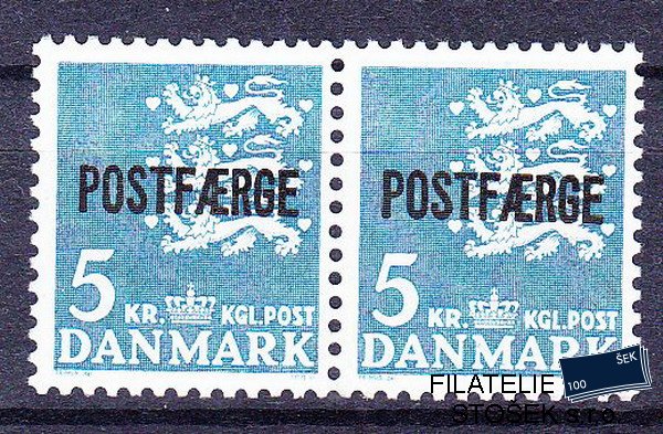 Dánsko známky Mi Pk 44 Dvoupáska