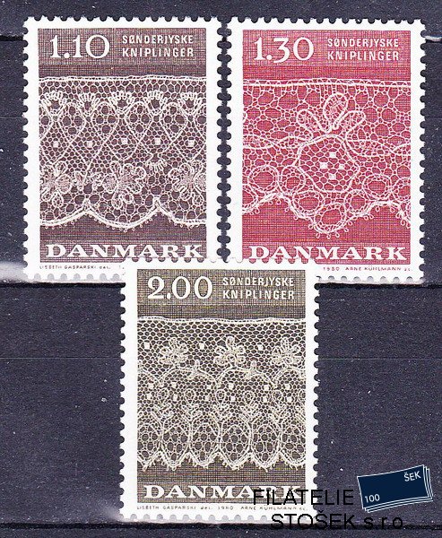 Dánsko známky Mi 0715-7