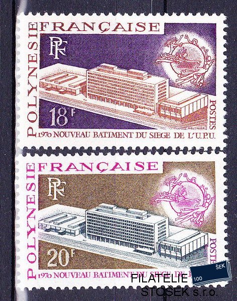 Polynesie známky 1970 U.P.U.