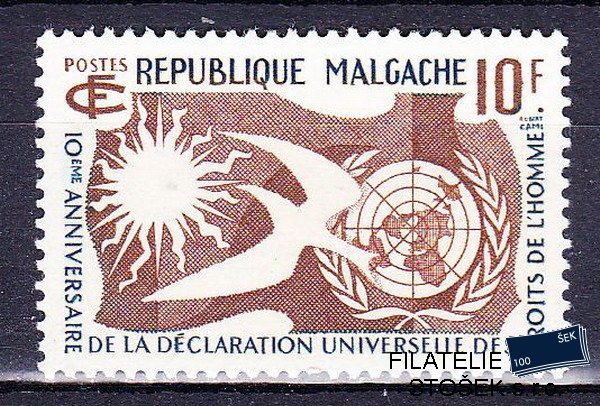 Madagascar známky 1958 Déclaration
