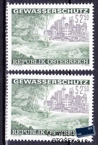 Rakousko známky Mi 1611 Barvy