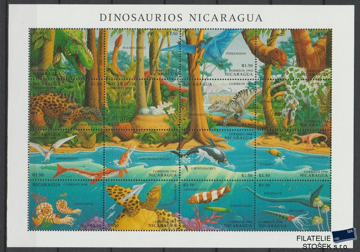 Nikaragua známky Mi 3372-87 - Fauna