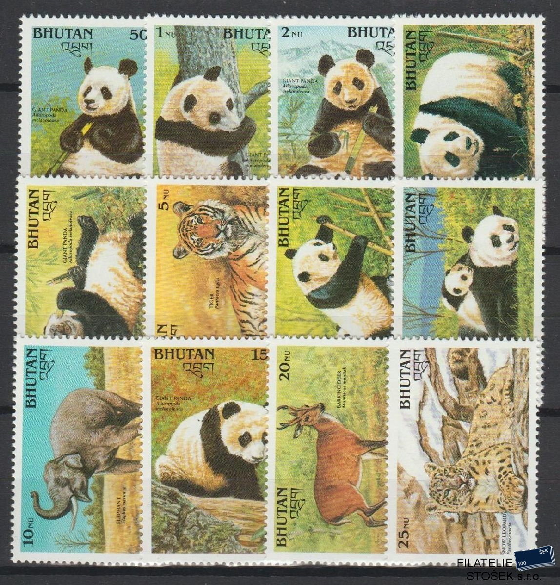 Bhutan známky Mi 1315-26 - Fauna