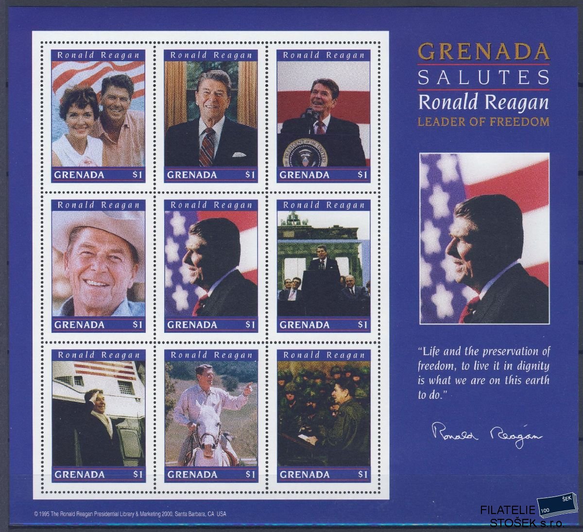 Grenada známky Mi 3115-23