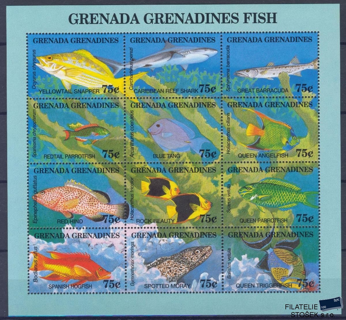 Grenada Grenadines známky Mi 1946-57 - Ryby