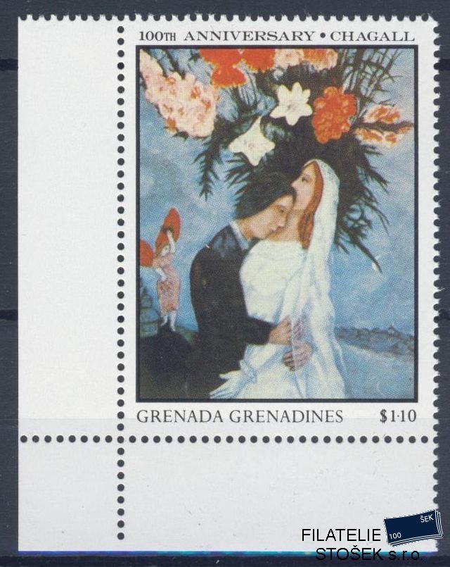 Grenada Grenadines známky Mi Ex 827-866 - Umění - NK - Jedna známka