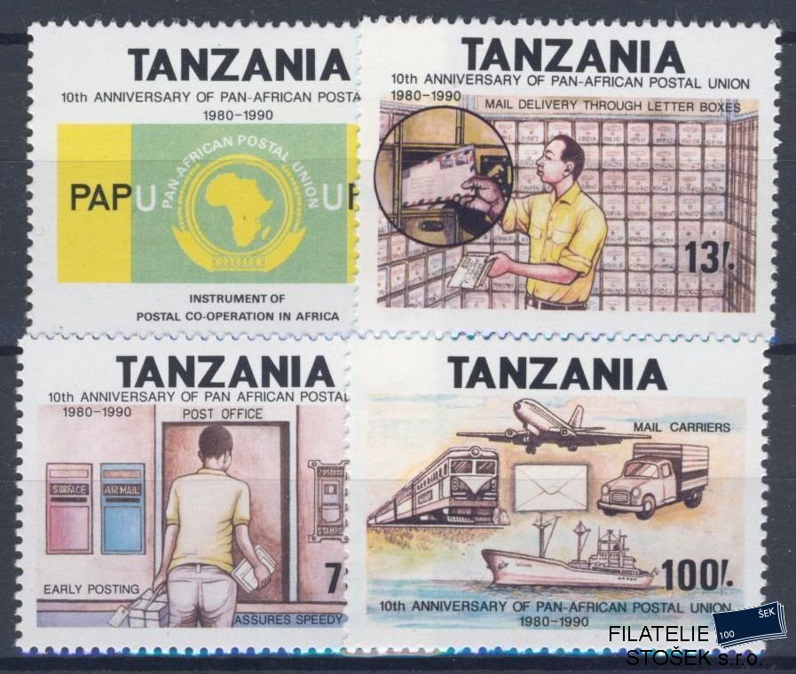 Tanzania známky Mi 619-22