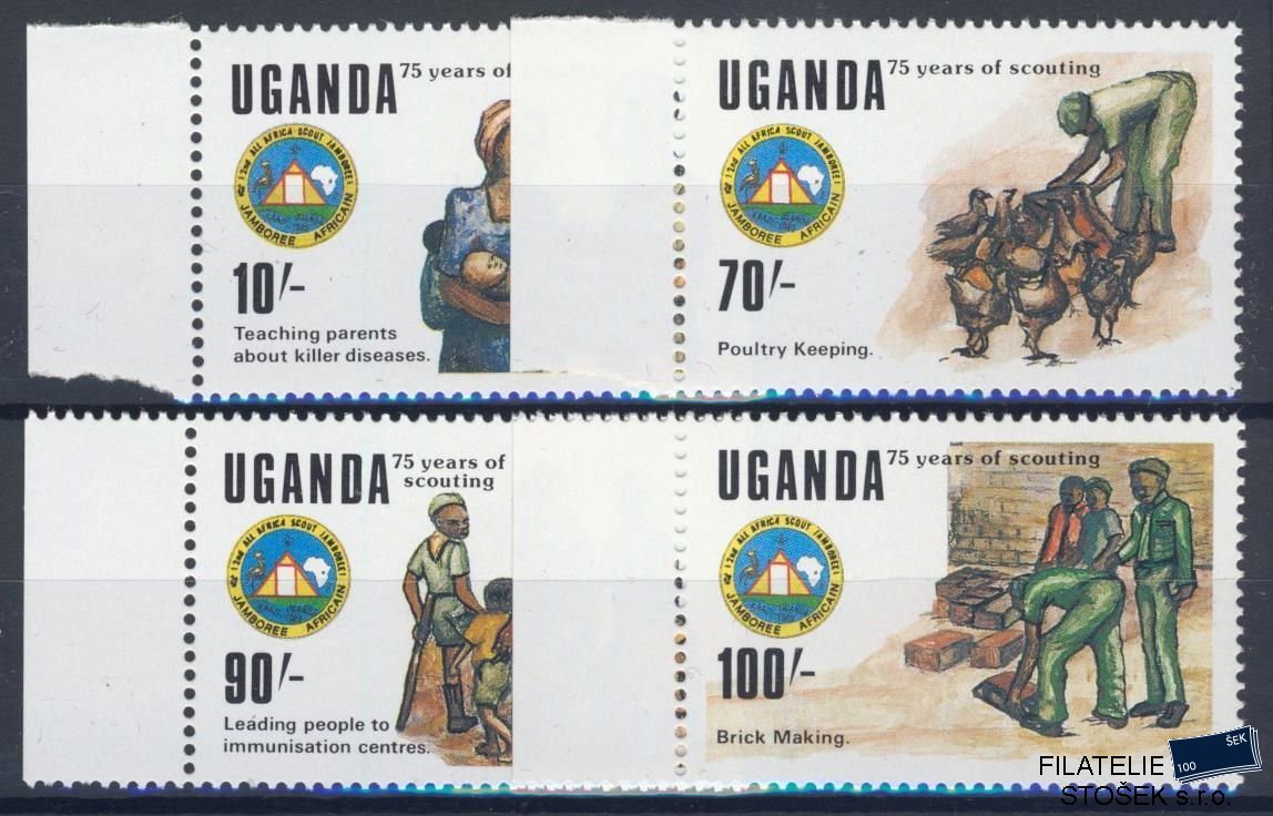 Uganda známky Mi 662-65