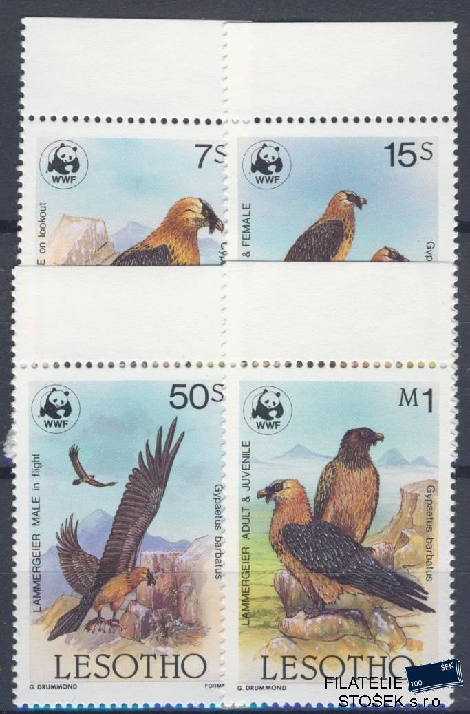 Lesotho známky Mi 556-59 - Ptáci