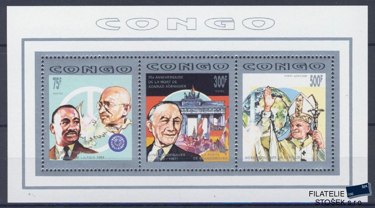Kongo známky Mi 1308,10,12 KL
