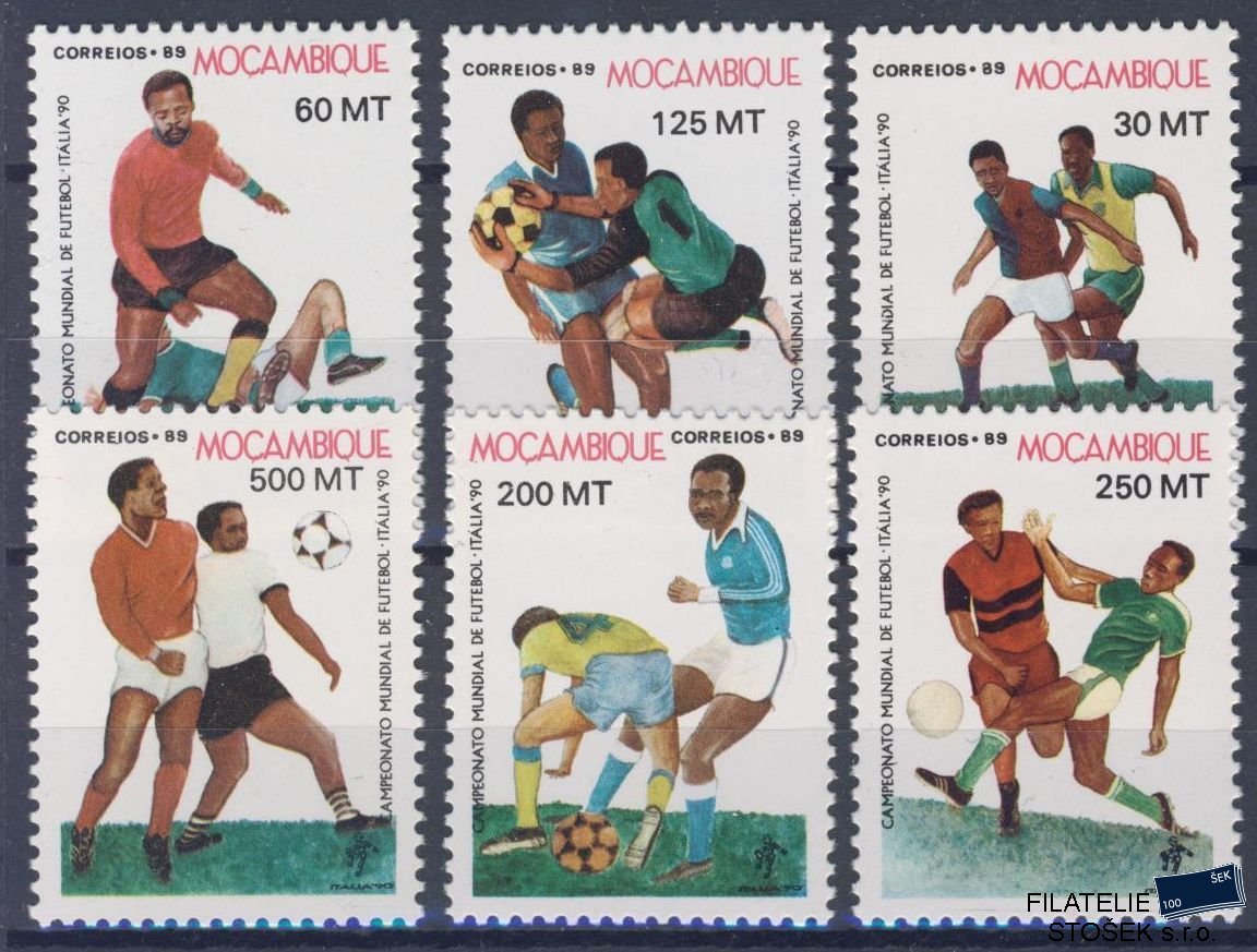 Mozambik známky Mi 1166-71 - Fotbal
