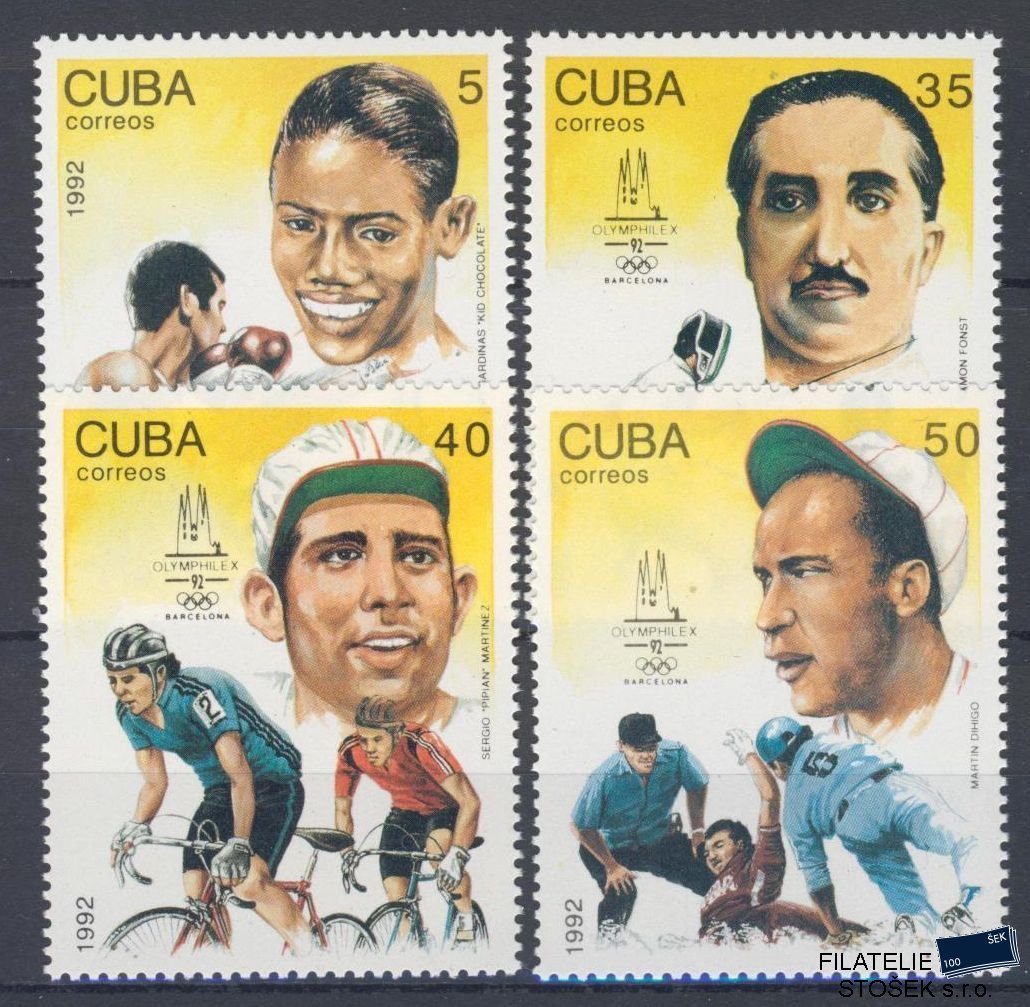 Kuba známky Mi 3597-3600